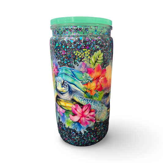16oz SnowGlobe Acrylic Tumblers
