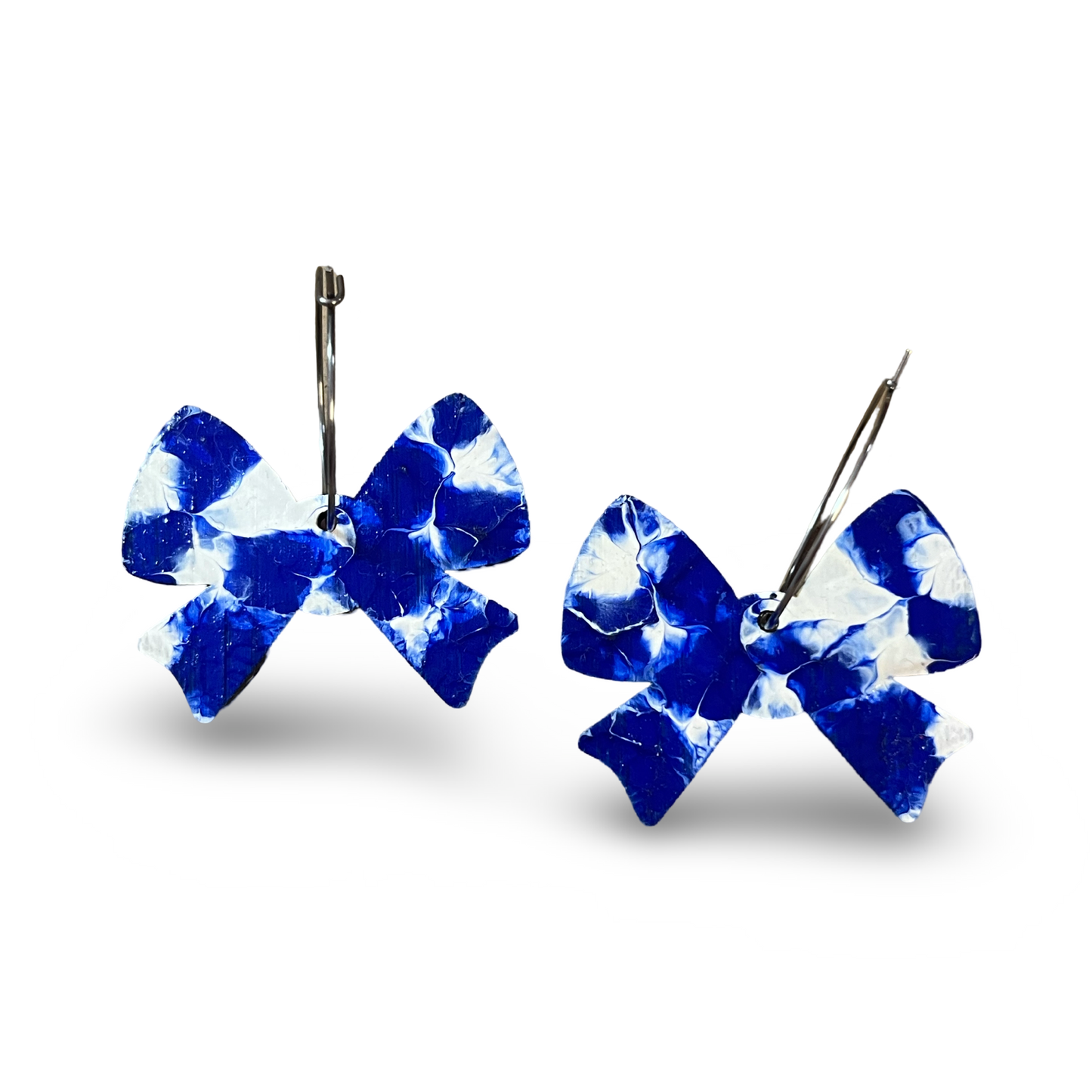 Abstract Arty Bow Hoops