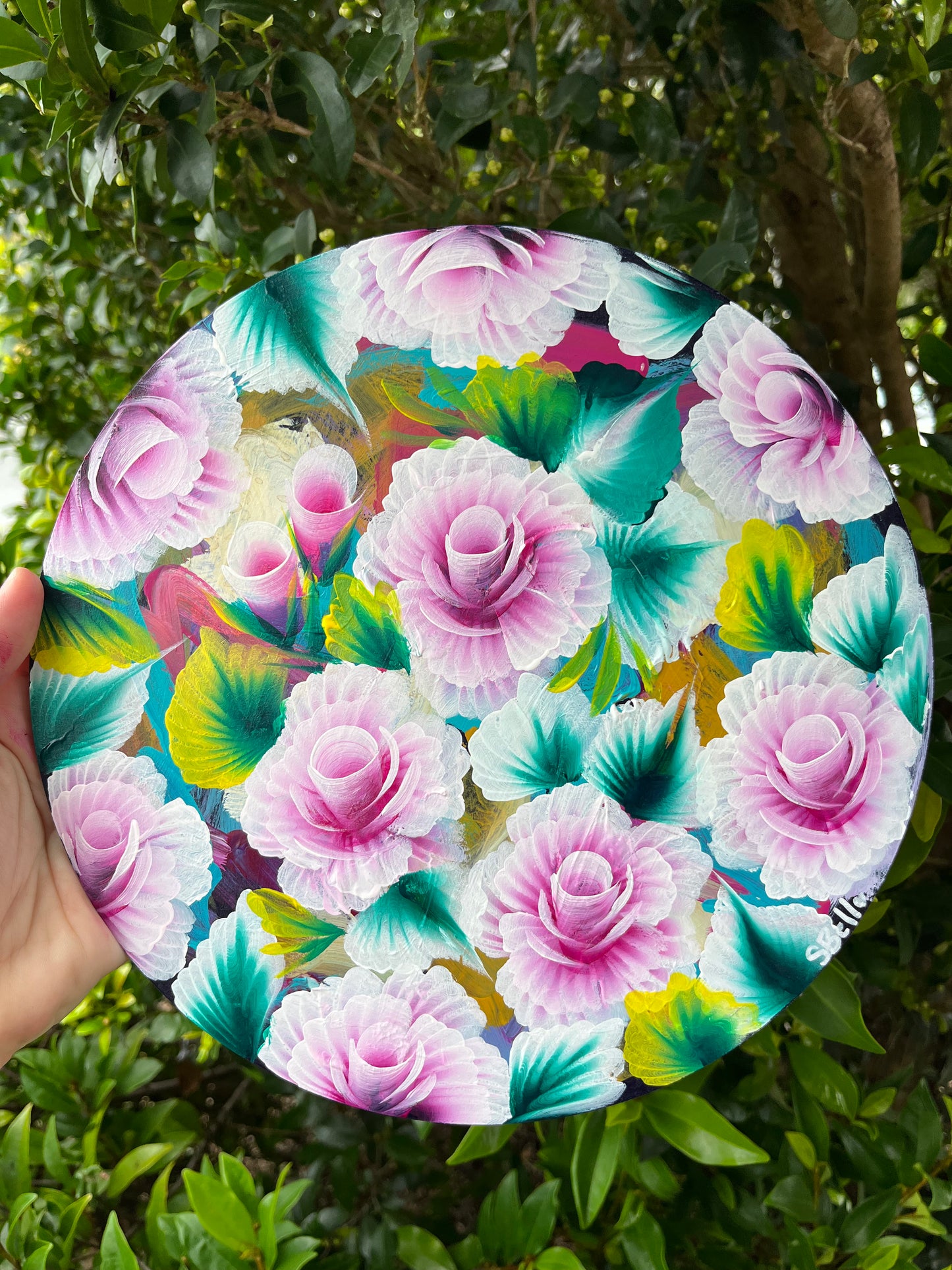 Floral Wall Art Roundies