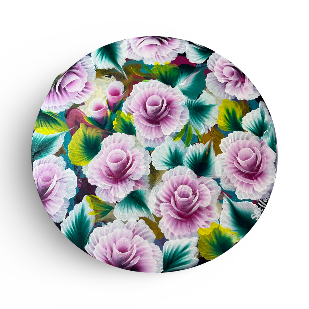 Floral Wall Art Roundies