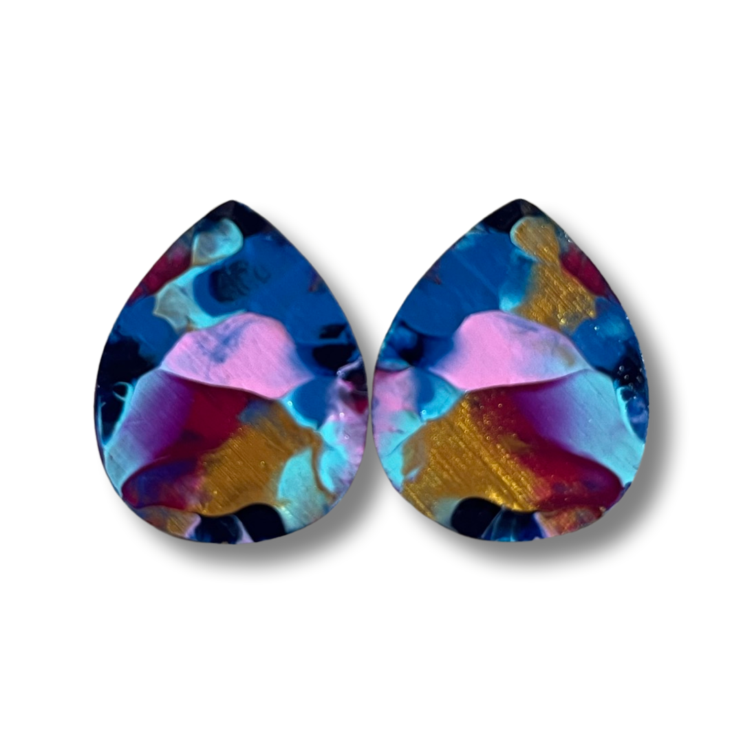 arty Drops 30mm Stud Earrings