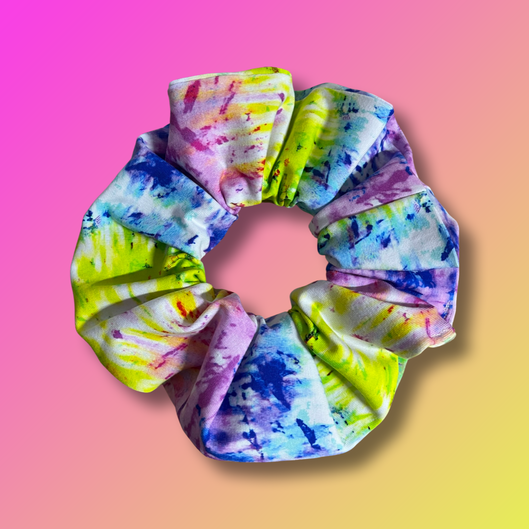 Stretchy Tie Dye Scrunchie