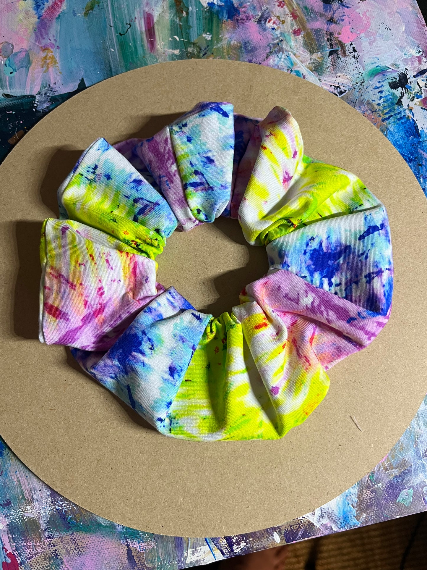 Stretchy Tie Dye Scrunchie