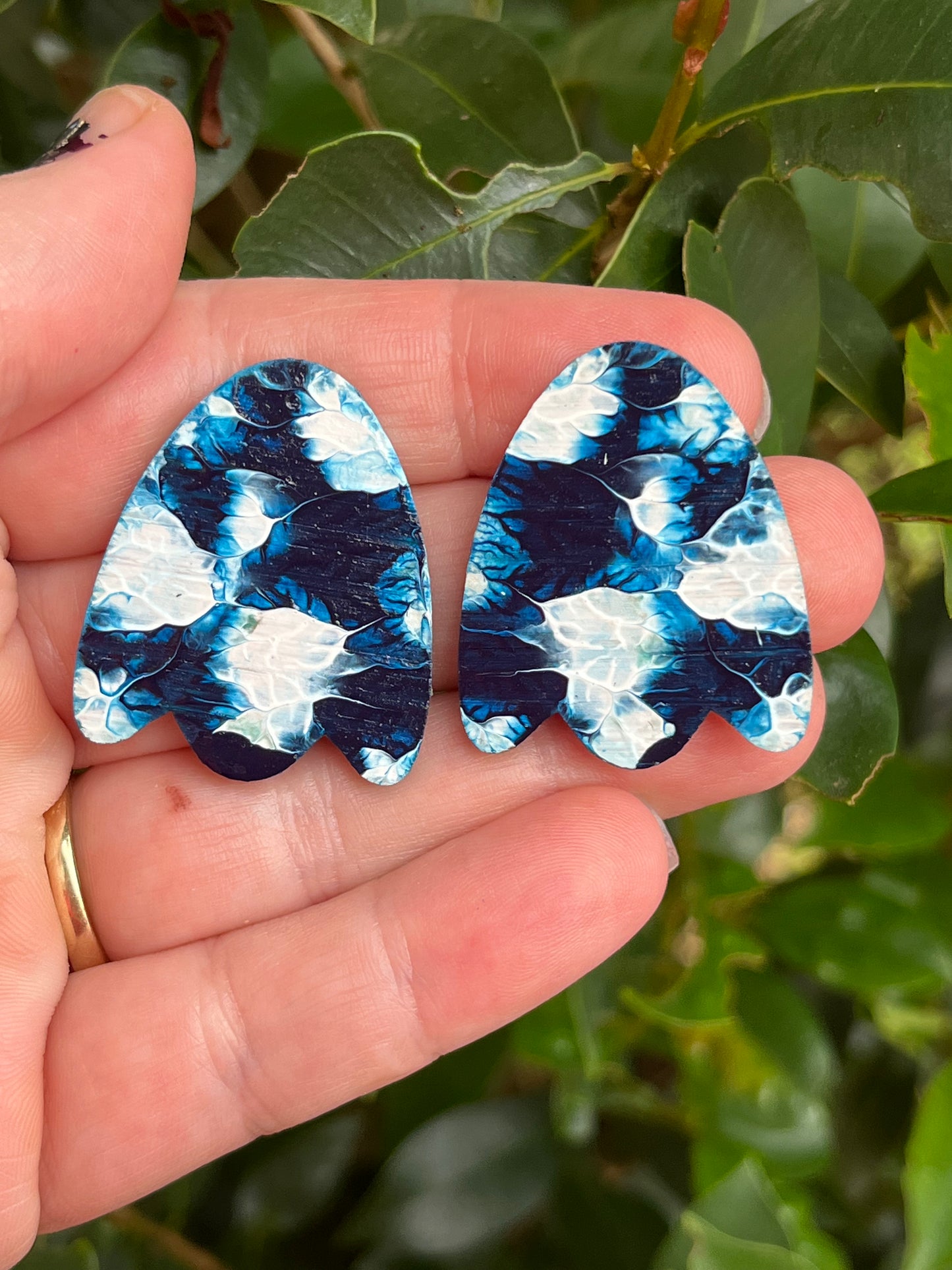 Statement Flower 40mm Stud Earrings