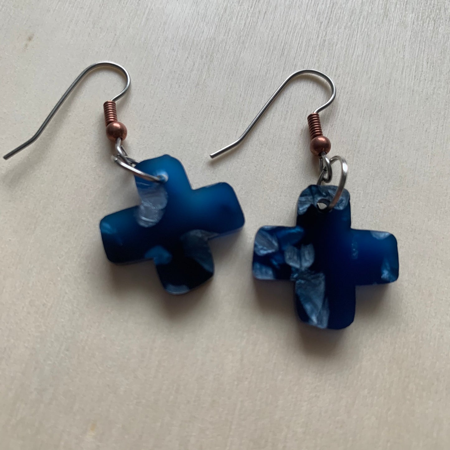 Deep Blue Crosses