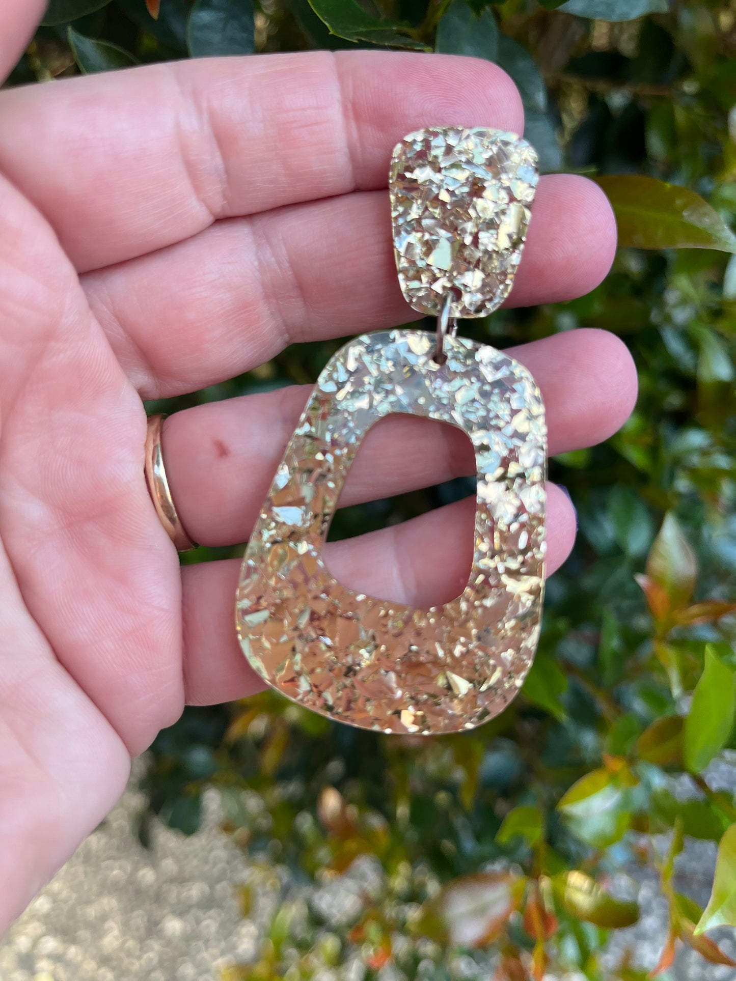 Gold Foil Dangles