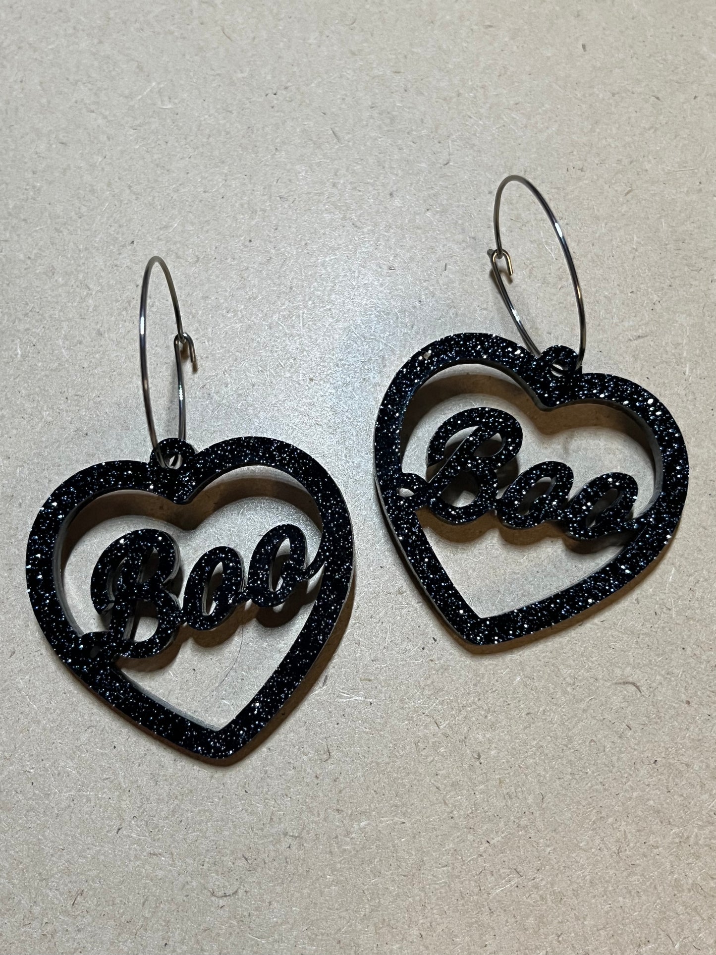 Spooky Boo 👻 Hoop Earrings