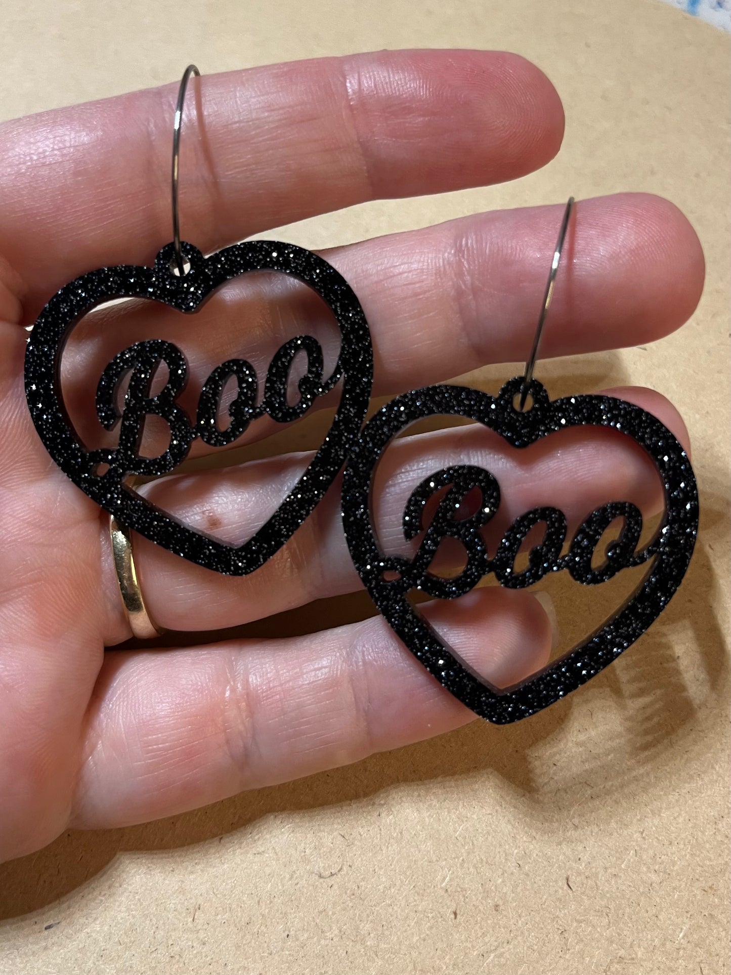 Spooky Boo 👻 Hoop Earrings