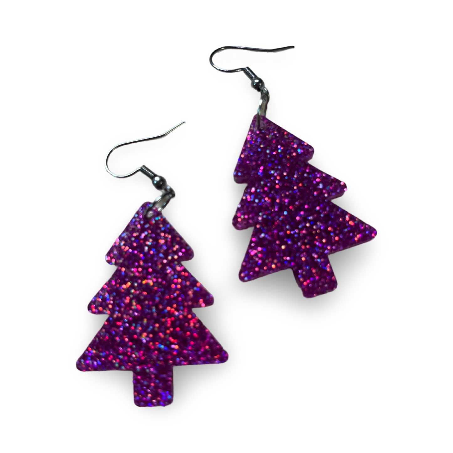 Glittery Pinky Purple Tree Hook