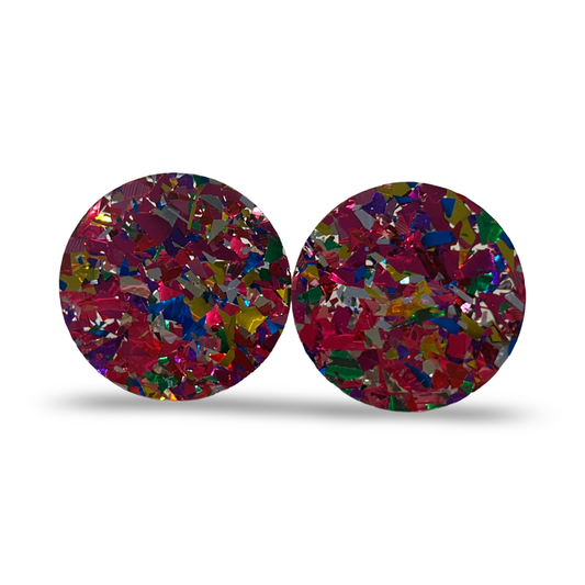 Confetti Party studs 3.5cms